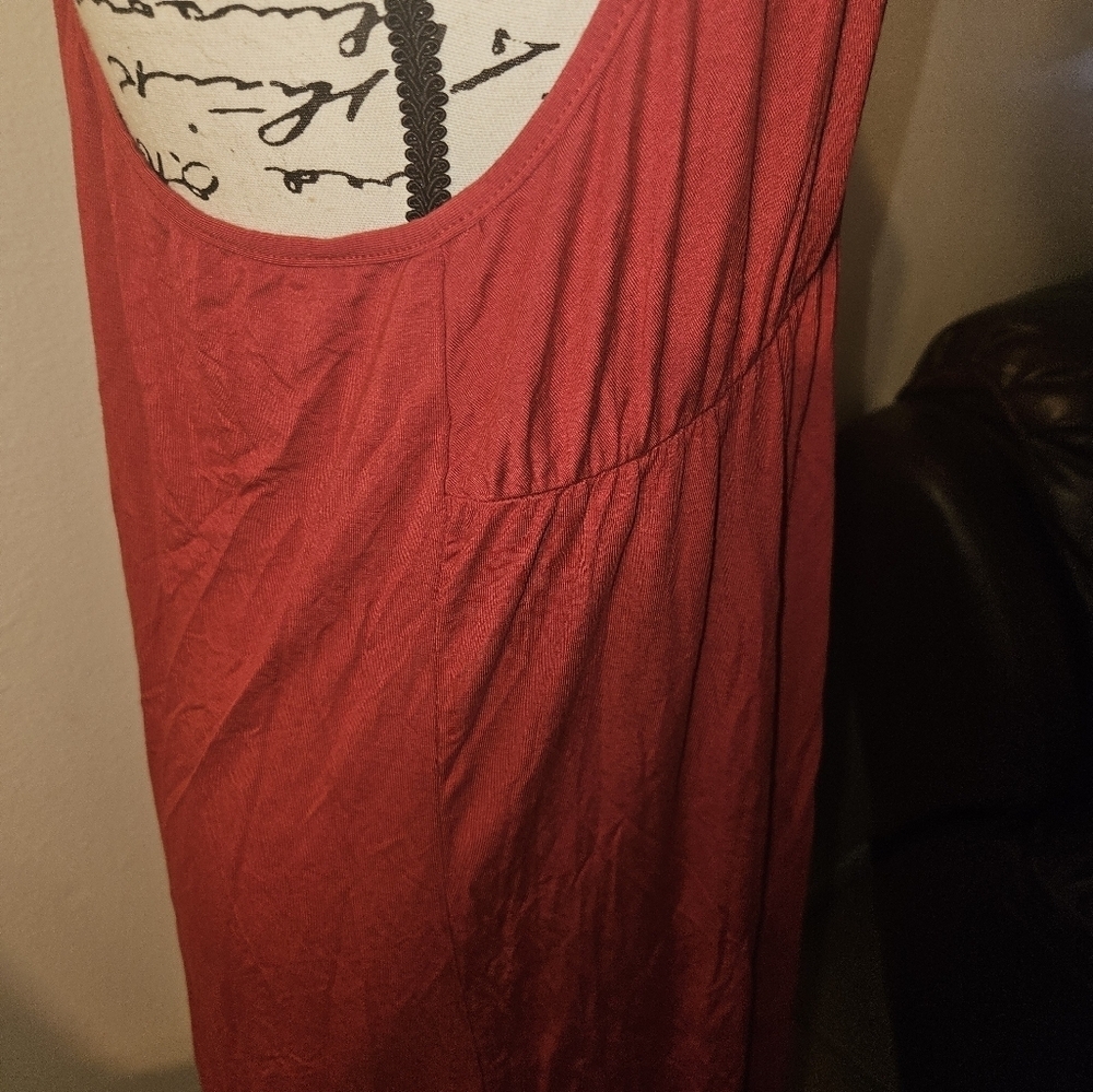 Cheibear Womans Red Chemise NWT Size L - Picture 4 of 11